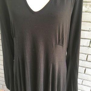 ASOS Black Dress w V neckline and 16.